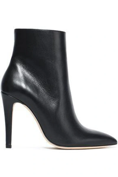 Alexa Chung Woman Leather Ankle Boots Black