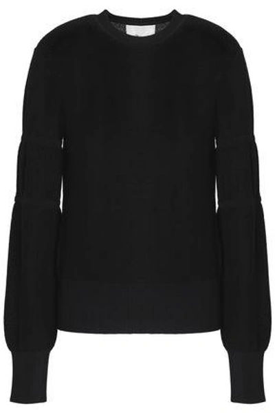 3.1 Phillip Lim / フィリップ リム Woman Gathered Knitted Sweater Black