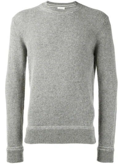 Dondup Crew Neck Jumper In Grey