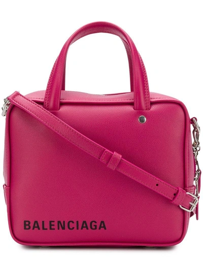 Balenciaga Triangle Square Xs Bag - Pink