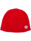 Canada Goose Standard Toque Hat In 11 - Red