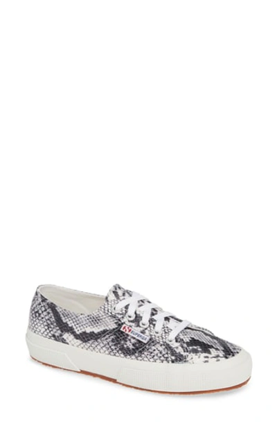Superga Women's Classic Snake-print Lace Up Sneakers In Natural Snake Print