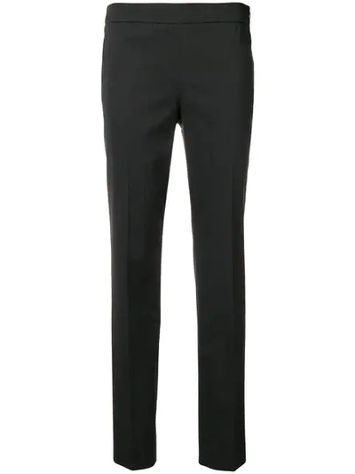 Moschino High-waist Tailored Trousers In Grey