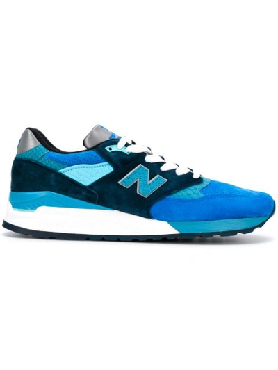 New Balance Men's 998 Suede Lace Up Sneakers In Blue