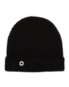 Loro Piana Rougement Chain-knit Cashmere Beanie Hat In Black