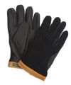 Hestra Gloves Tricot Deerskin Wool Gloves 8-10 In Black