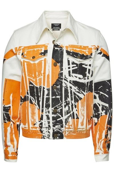 Calvin Klein 205w39nyc X Andy Warhol Printed Denim Jacket In Multicolored |  ModeSens