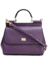 Dolce & Gabbana Medium Sicily Tote - Purple