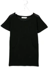 Andorine Kids' Mesh Style Double Pocket Dress In Black