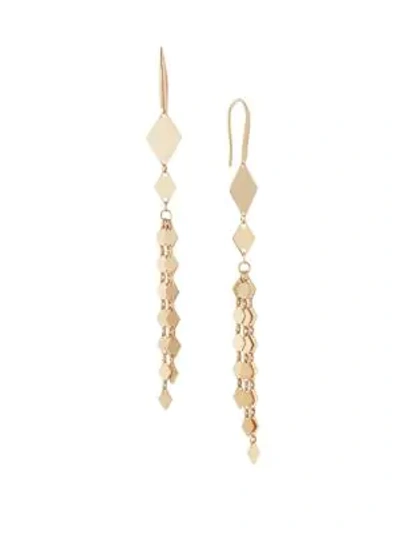 Lana Jewelry 14k Yellow Gold Multi-strand Kite Earrings