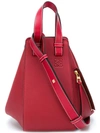 Loewe Hammock Shoulder Bag In Red