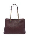 Bottega Veneta Woven Leather Tote In Barlo