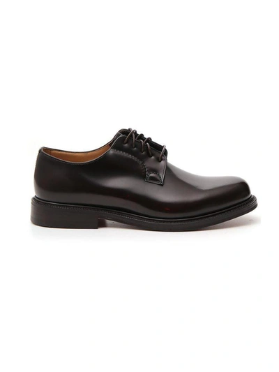 Church's Polished Derby Shoes In Brown