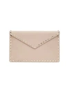 Valentino Garavani Rockstud Envelope Clutch In Poudre