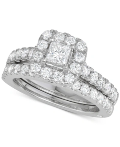 Marchesa Diamond Princess Bridal Set (2 Ct. T.w.) In 18k White, Yellow Or Rose Gold In White Gold