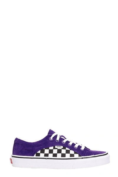 Vans Lampin Violet Velvet Sneakers In Viola ModeSens