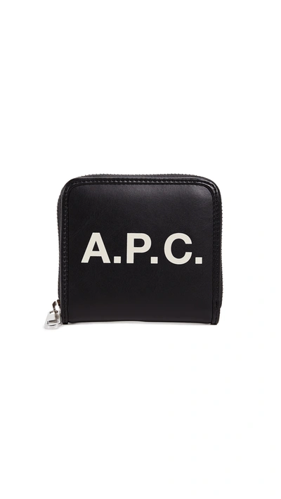 Apc Morgan Zip Wallet In Black