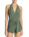 Magicsuit Solid Bianca Romper One Piece Swimsuit In Olive Green