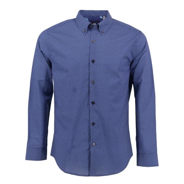 Lords Of Harlech Morris Shirt In Blue Boxes | ModeSens