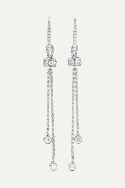 Piaget Possession 18-karat White Gold Diamond Earrings