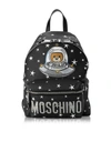 Moschino Space Teddy Bear Black Backpack In 1555