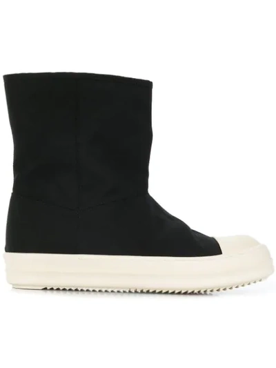 Rick Owens Drkshdw Pull-on Ankle Boots In Black