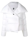 Bacon Fitted Padded Jacket In White