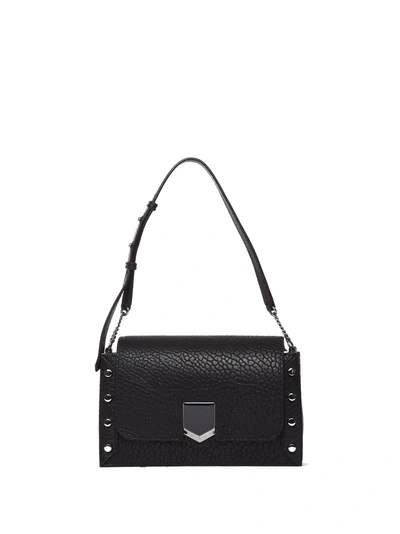 Jimmy Choo Lockett Shoulder Bag Black In Nero