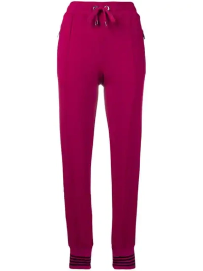 Dolce & Gabbana Side Logo Track Pants In Pink