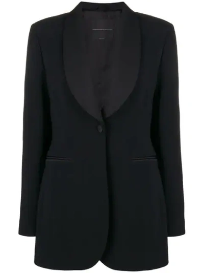 Ermanno Scervino Mid-length Blazer In Black