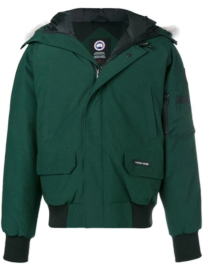 Canada Goose Fur Trimmed Parka - Green