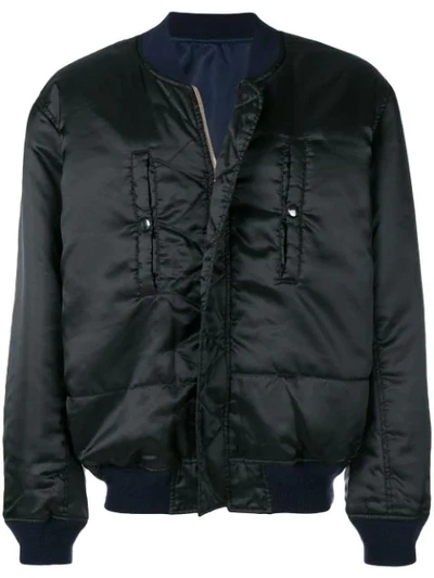 Digawel Quilted Bomber Jacket In Black