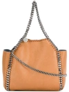 Stella Mccartney Chain Tote Bag In Brown