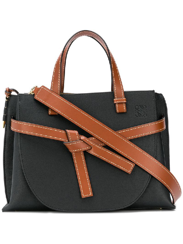Loewe Black Gate Top Handle Bag ModeSens
