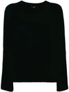 Steffen Schraut Ribbed Knit Jumper In Black