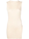 Cashmere In Love Geripptes Kaschmirtop - Nude In Neutrals