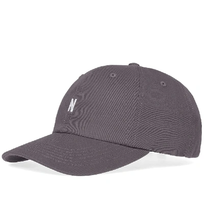 Norse Projects Twill Sports Cap In Grey