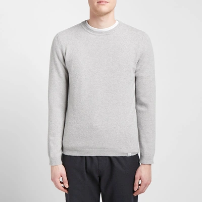 Norse Projects Sigfred Lambswool Sweater In Grey