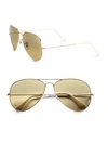 Ray Ban Rb3025 62mm Original Aviator Sunglasses In Gold