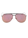 Dior Men's 59mm Aviator Sunglasses In Red