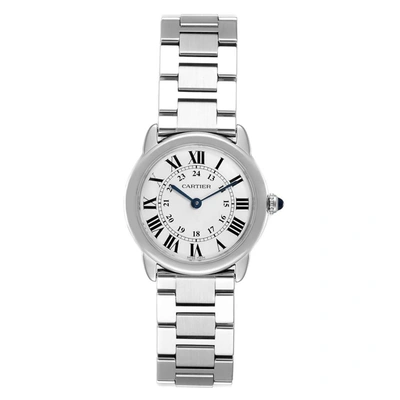 Cartier Ronde Solo Stainless Steel Quartz Ladies Watch W6701004 In Not Applicable