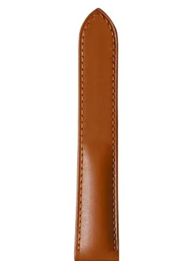 Cartier Tank Solo Leather Watch Strap/16mm In Brown