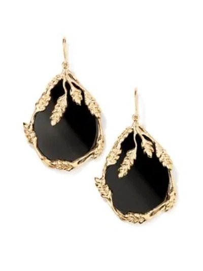 Aurelie Bidermann Women's Françoise Onyx Drop Earrings