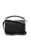 Loewe - Puzzle Grained Leather Bag - Womens - Navy