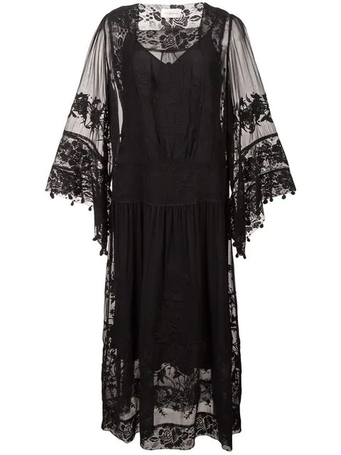 zimmermann lace smock dress