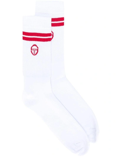 Sergio Tacchini Logo Socks - White