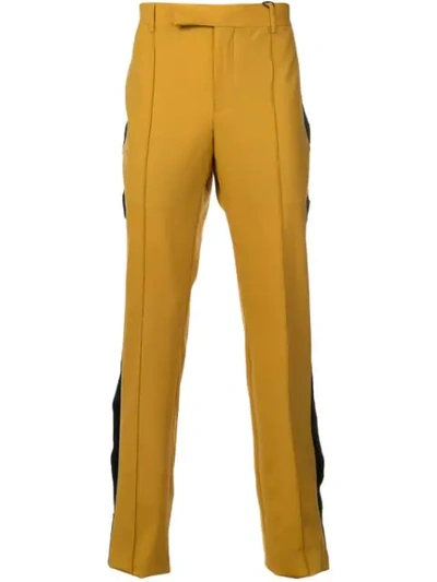 Yang Li Tailored Skinny Trousers - Yellow