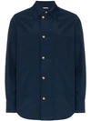Thom Browne Striped Shirt Jacket - Blue
