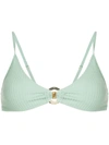 Duskii Long Island Bikini Top In Green