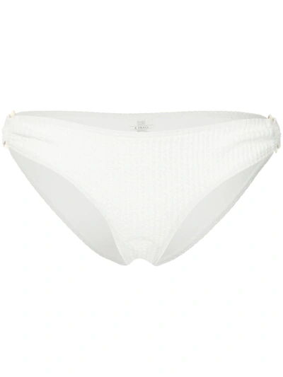 Duskii Cyprus Bikini Bottoms In White